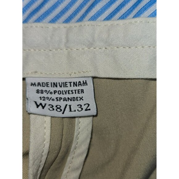 FootJoy FJ Mens Khaki Stretch Fit Tour Performance Golf Pants 38X32 - Picture 5 of 8